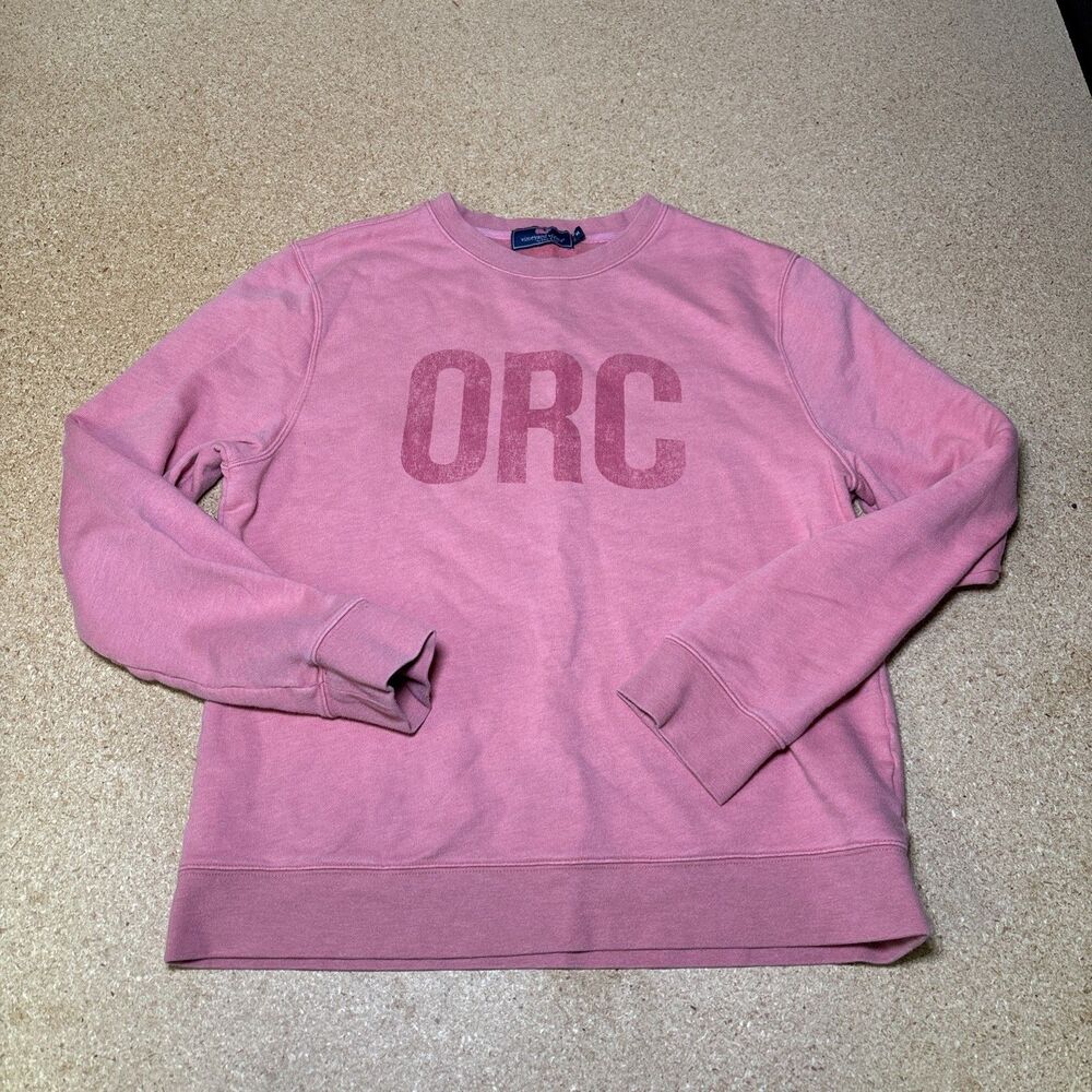 Vineyard Vines Ocean Reef Club Sweater Adult Medium Pink B1